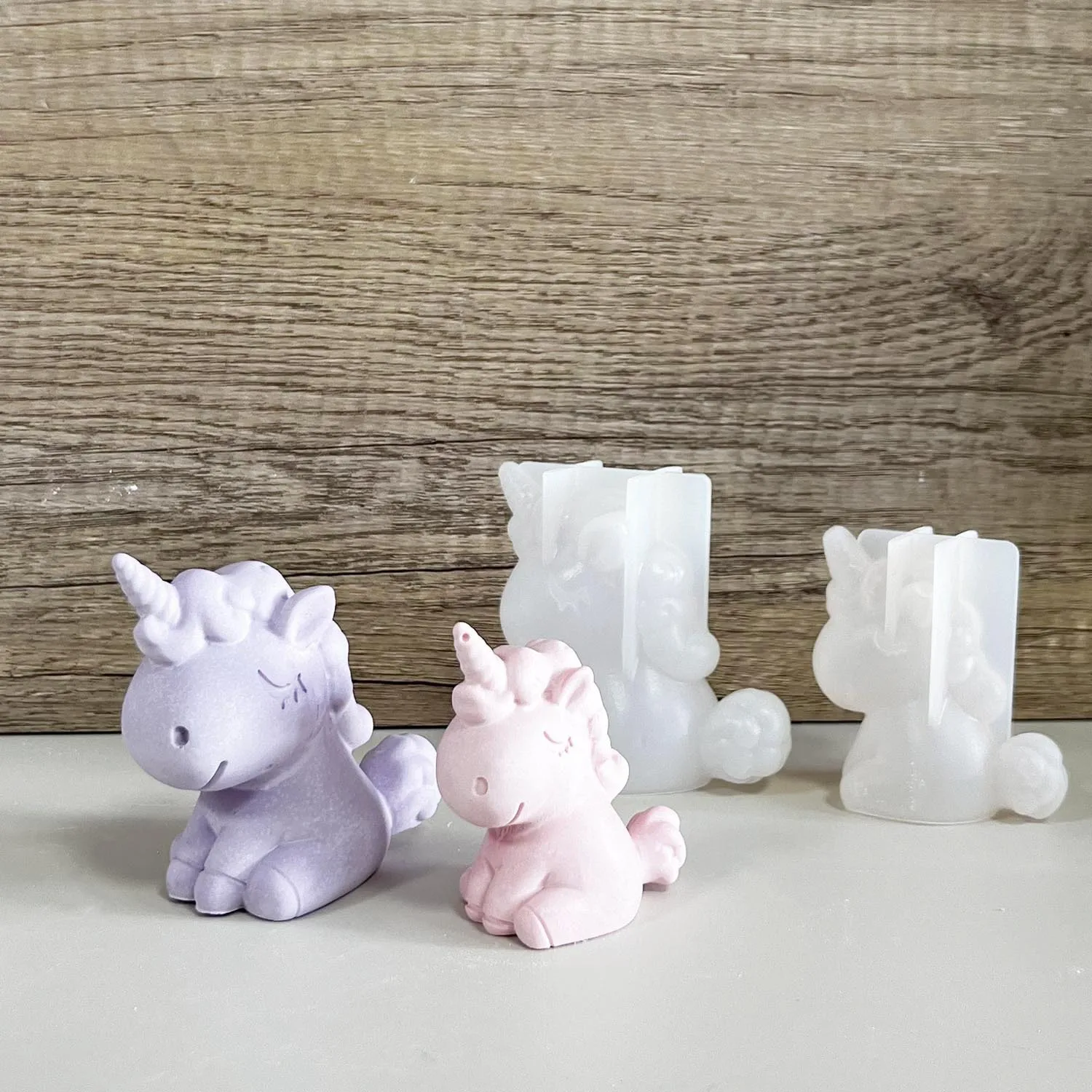 Candle Making Business - 3D Geometrische Silikon Einhorn Katze Hirsch