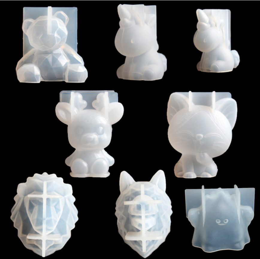 Candle Making Business - Transparente Einhorn Silikon Epoxidharz Formen Geometrie