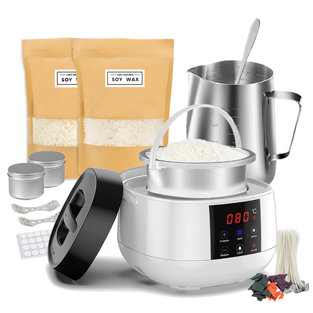 Candle Making Wicks - 500 ml Wachsschmelztiegel für die Kerzenherstellung,