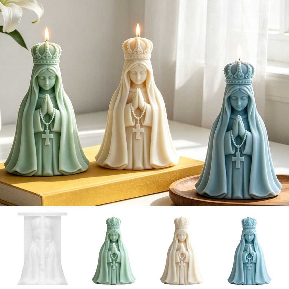 3D-Kronenform mit Jungfrau Mar – Candle Making Jelly Bewertung und Preis