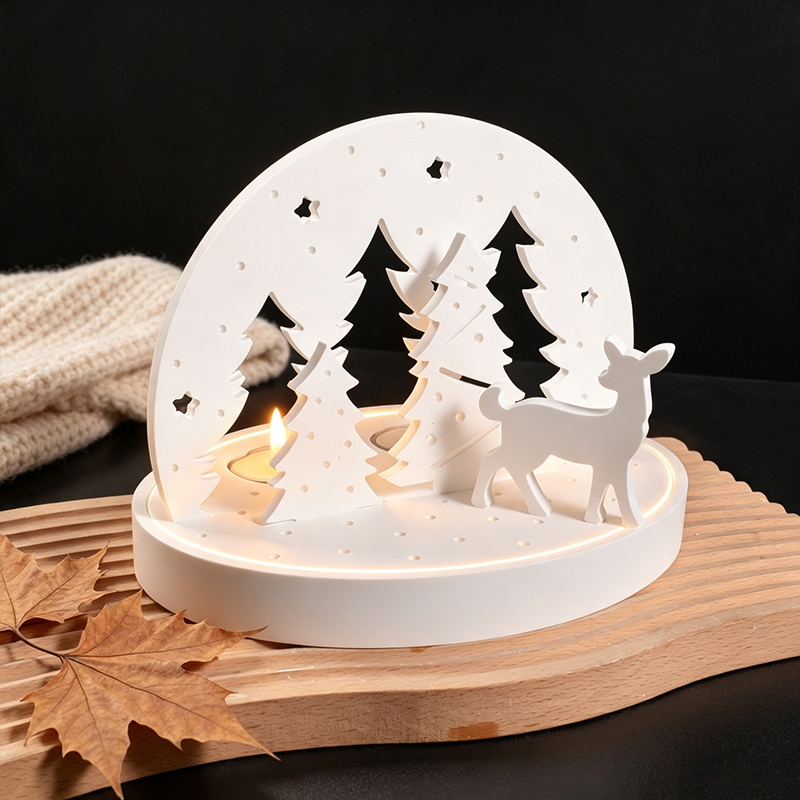 Weihnachts-Elch-Teelichthalter – Candle Making Business Bewertung und Preis