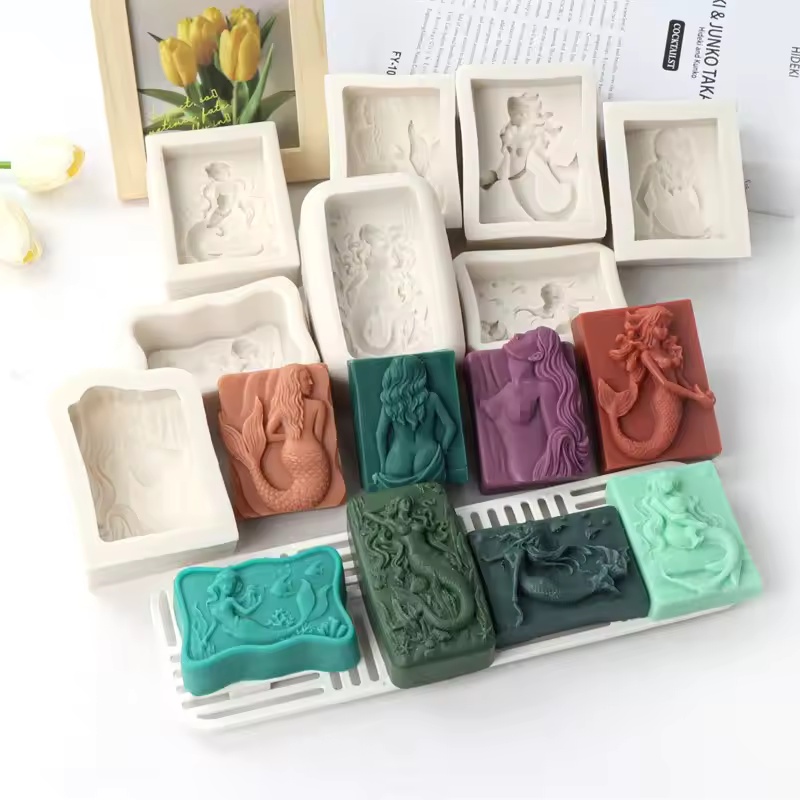 Rechteckige 3D-Meerjungfrauen- – Candle Making Business Bewertung und Preis