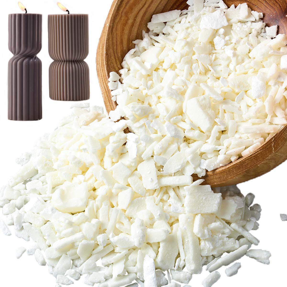 1 Pfund reinweißes Sojawachs f – Candle Making Business Bewertung und Preis