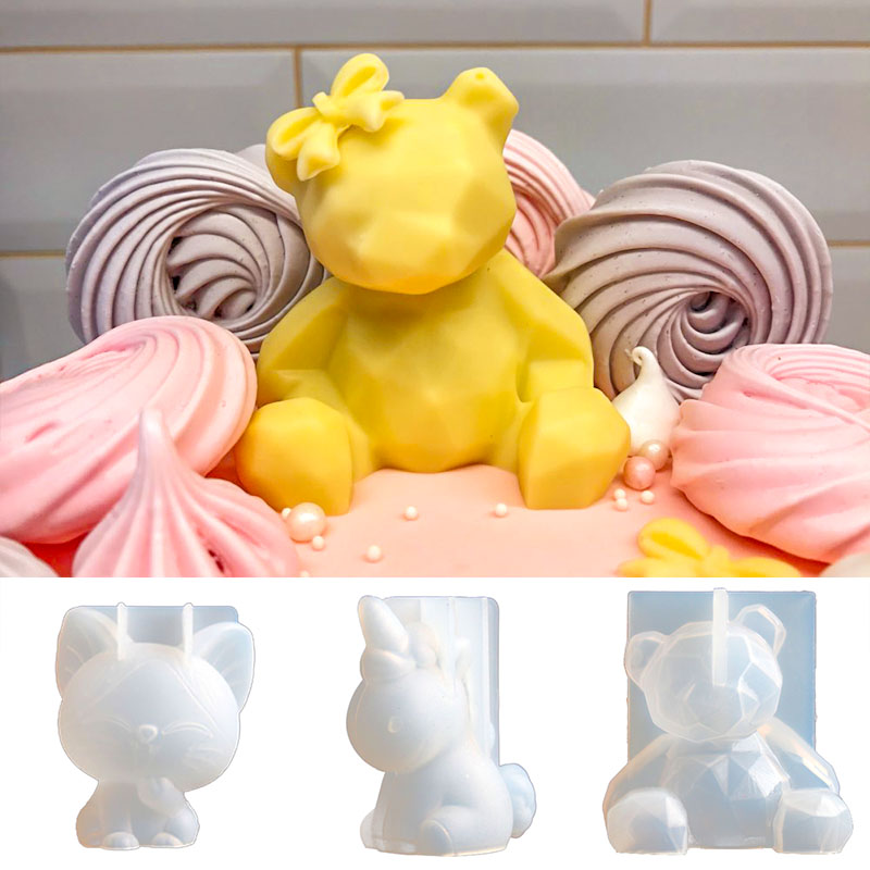 3D Stereo Bär Silikon Form Diy – Candle Making Jelly Bewertung und Preis