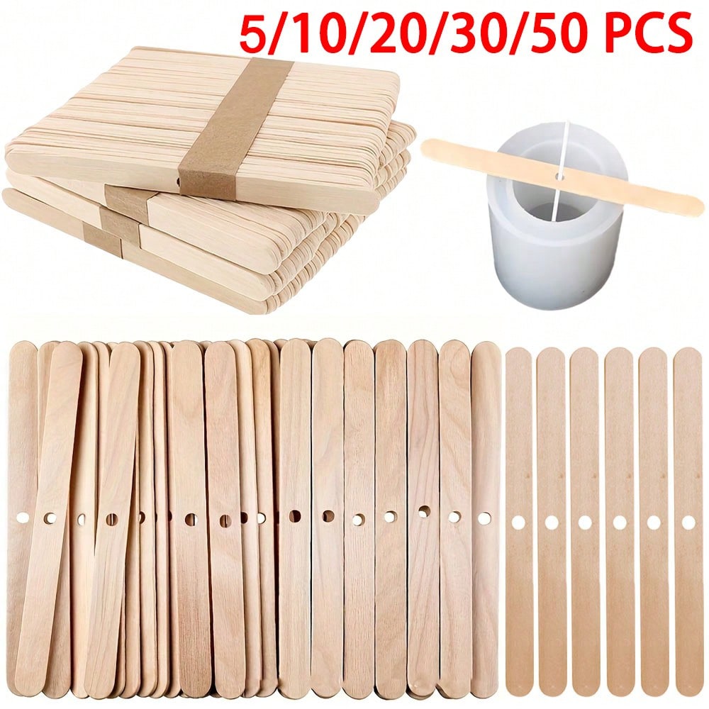 5/10/20/30/50 Stück Holz-Kerze – Candle Making Wicks Bewertung und Preis