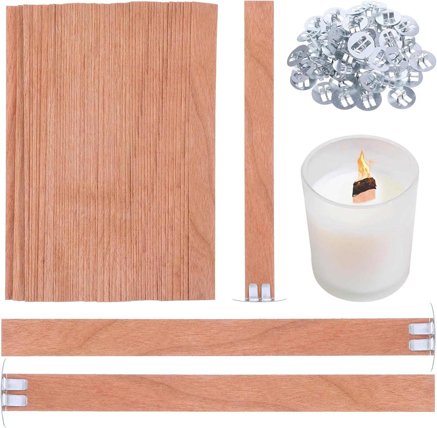 60 Stück Holzdochte für die Ke – Candle Making Wicks Bewertung und Preis