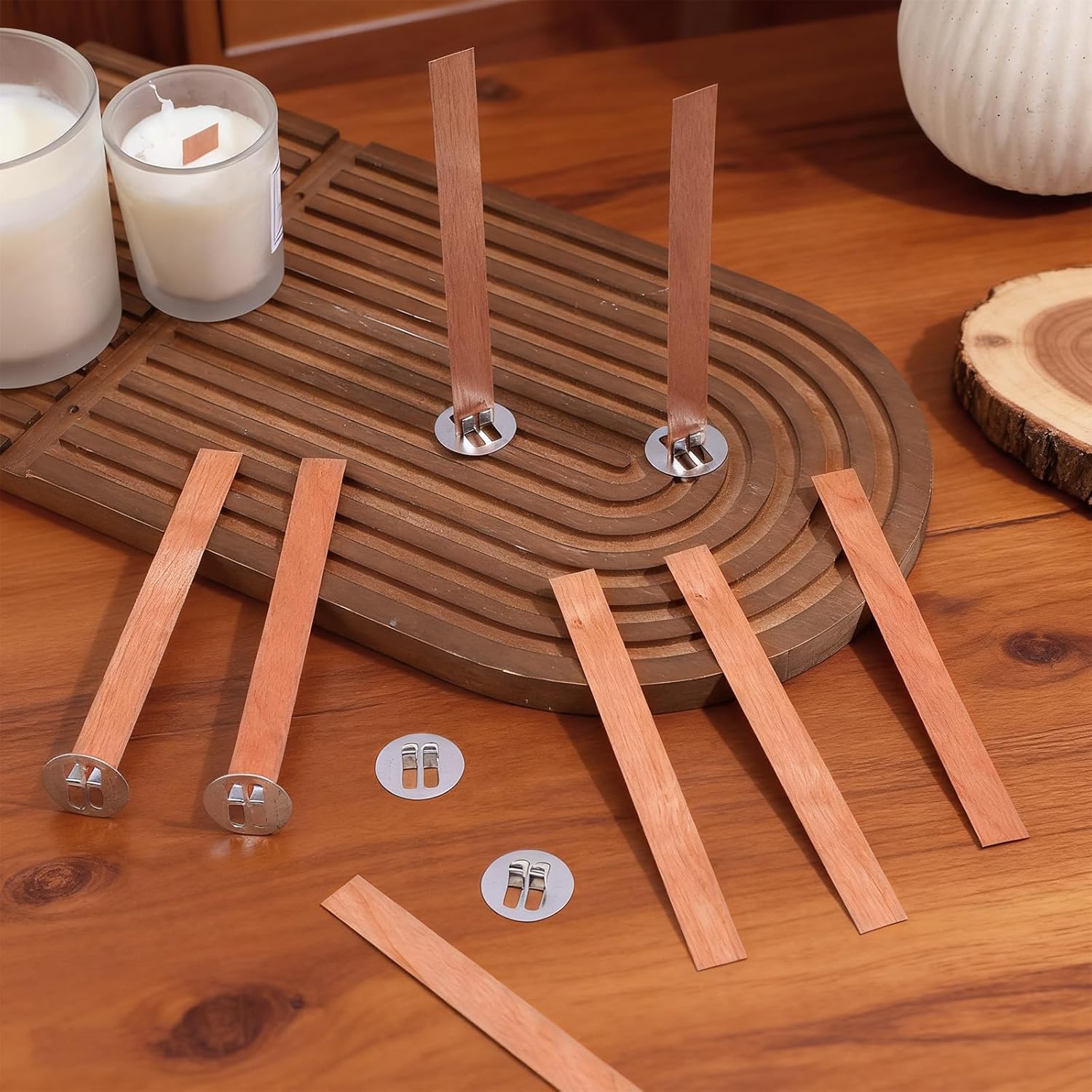 60 Stück Holzdochte für die Ke – Candle Making Wicks Bewertung und Preis