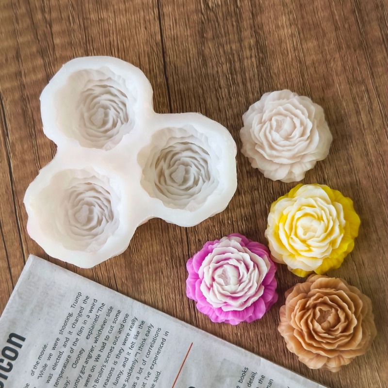 3 teile/satz Pfingstrose Blume – Candle Making Business Bewertung und Preis